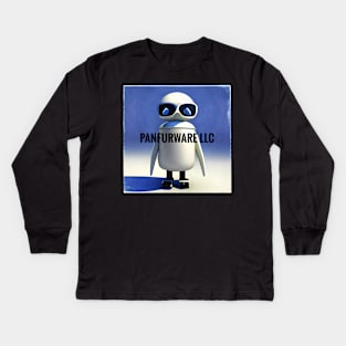 Robot Alien Penguin Kids Long Sleeve T-Shirt